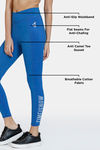 Zelocity All Day Yoga Leggings - Bright Cobalt — thumbnail 7
